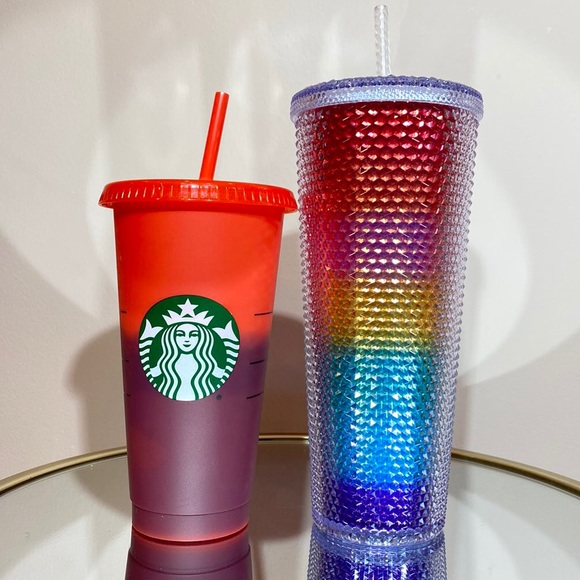 Starbucks Other - 🌈Starbucks Pride Rainbow Tumbler & yellow Cup